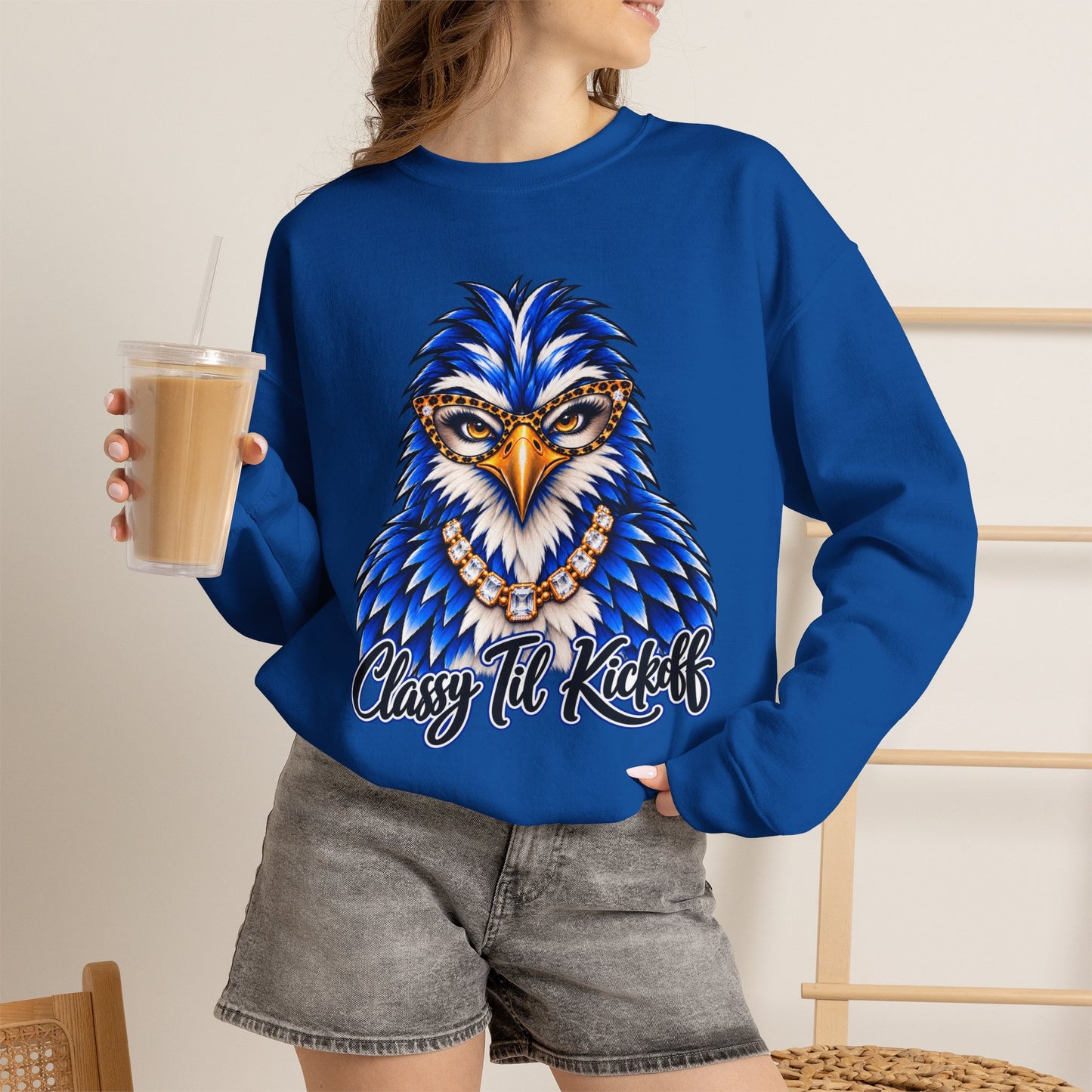 GILDAN - Classy ’Til Kickoff Owl Sweatshirt