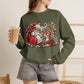 GILDAN - Christmas Santa and Reindeer Crewneck Sweatshirt