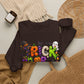 GILDAN - Halloween "Trick or Treat" Crewneck Sweatshirt - Cute Spooky Candy Graphic