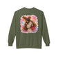 Christian Sweatshirt — Jesus Carrying Cross Crewneck (Faith Over Fear)