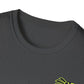 Midsouth Chicks Softball T-Shirt — Neon Green Softball Bow Design