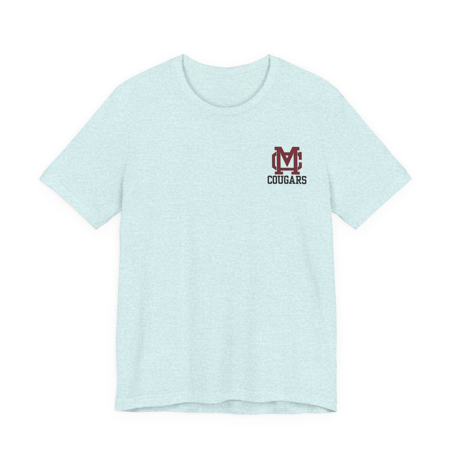 BELLA CANVAS - Cougars Vintage Mascot Tee — Retro Cougar Graphic Short Sleeve Shirt