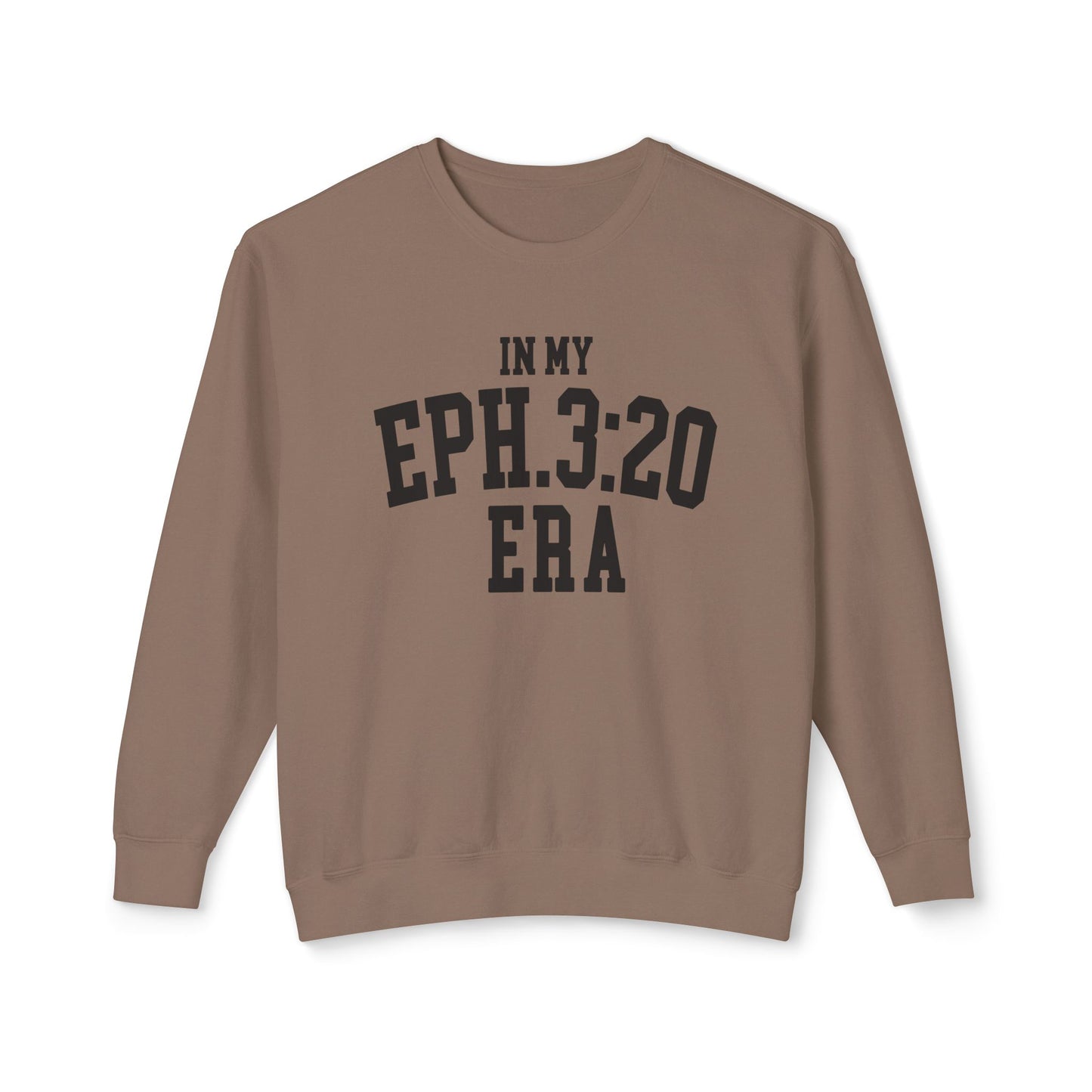 COMFORT COLORS - Eph. 3:20 Era Crewneck Sweatshirt — Inspirational Christian Pullover