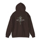 GET DOWN IN THE GOSPEL ADULT HOODIE GREEN CAMO CROSS