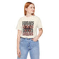 BELLA CANVAS - Cougars Football Tee – Vintage Stacked Design with Football Bow