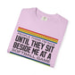COMFORT COLORS - Softball Game T-Shirt – "People Think I'm Nice Until They Sit Beside Me at a Softball Game"