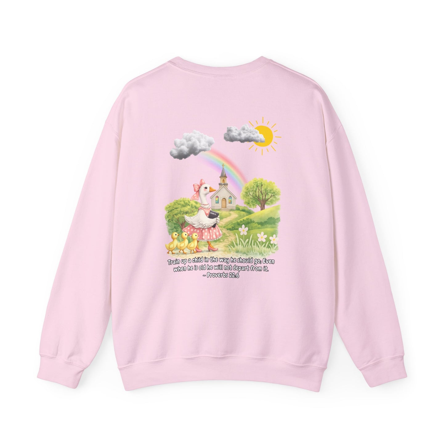 TRAIN UP A CHILD ADULT SWEATSHIRT
