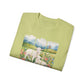GILDAN - Lamb In Wildflowers Tee – "The Lord Is My Shepherd" Cotton T-Shirt