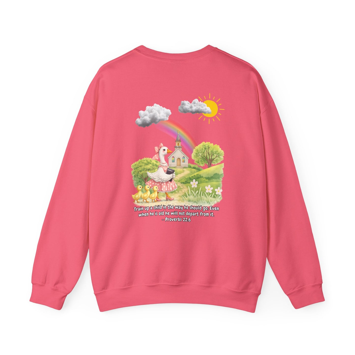 TRAIN UP A CHILD ADULT SWEATSHIRT