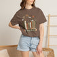 COMFORT COLORS - *** WANT TO PERSONALIZE THIS ?" - DO NOT ORDER THIS, PLEASE EMAIL ME @REFININGFAITHCOMPANY@GMAIL.COM*** Teacher Bookshelf T-Shirt – Personalized “Mrs. Hayes” Pencil & Floral Reading...