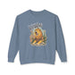 COMFORT COLORS - Roaring Lion Crewneck Sweatshirt — "The Lion Roars" Graphic