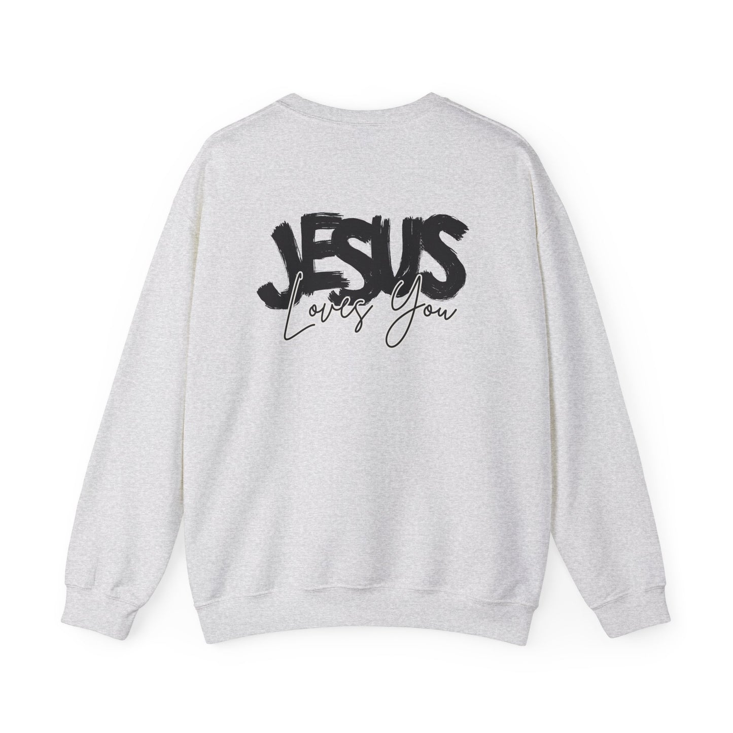 JESUS LOVES YOU NEUTRAL ADULT SWEATSHIRT