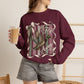 GILDAN - Vintage Mallard Duck Crewneck Sweatshirt — Rustic Ribbon Bird Graphic