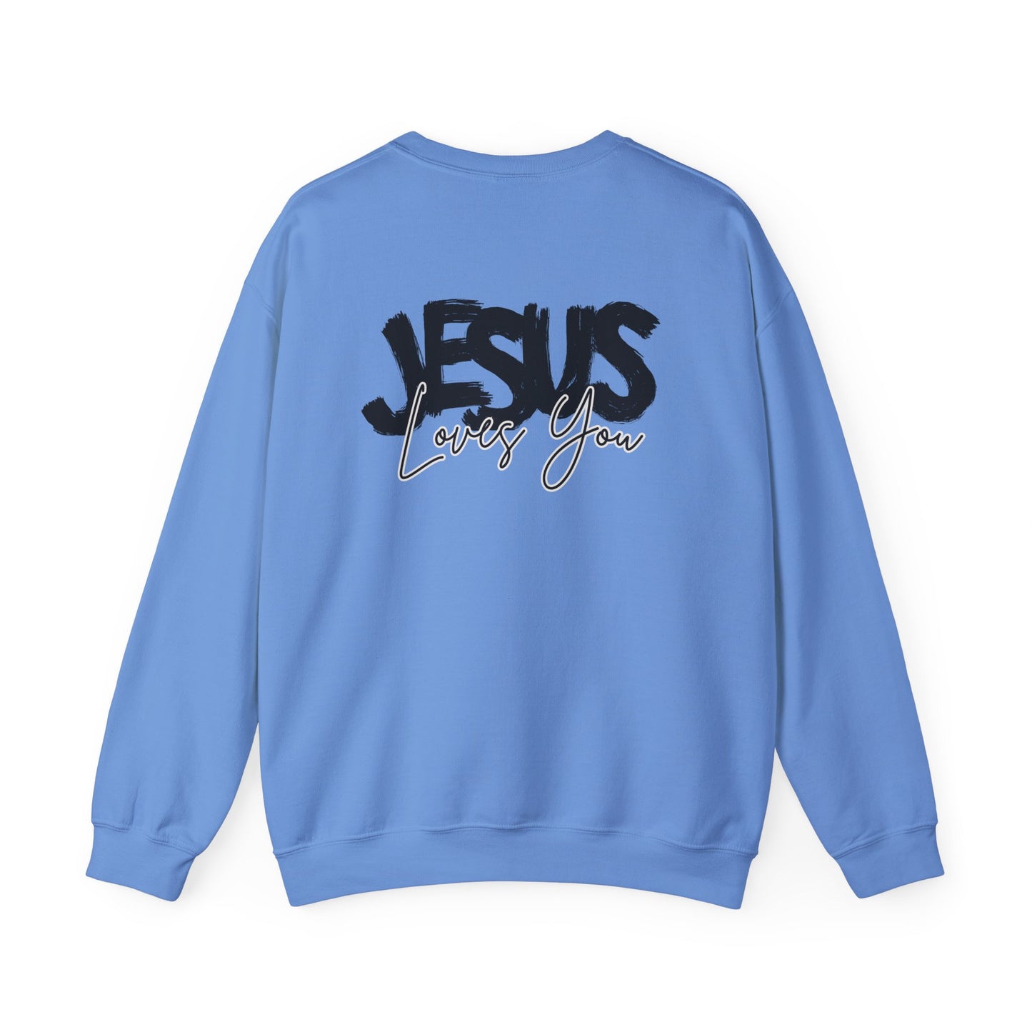 JESUS LOVES YOU NEUTRAL ADULT SWEATSHIRT