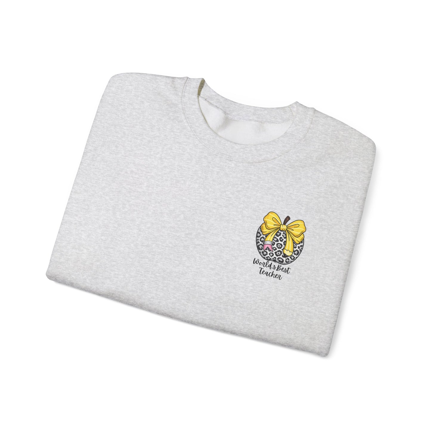 GILDAN - WORLD'S BEST TEACHER  - WITH FRONT AND BACK PRINTING