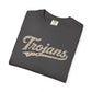 COMFORT COLORS - Trojans Leopard Script T-Shirt
