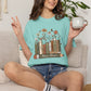 COMFORT COLORS - *** WANT TO PERSONALIZE THIS ?" - DO NOT ORDER THIS, PLEASE EMAIL ME @REFININGFAITHCOMPANY@GMAIL.COM*** Teacher Bookshelf T-Shirt – Personalized “Mrs. Hayes” Pencil & Floral Reading...