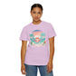 COMFORT COLORS - Stay Salty Beach T-Shirt — Retro Sunset Palm Tee