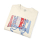 COMFORT COLORS  - America Graphic T-Shirt – Patriotic Red White Blue Tee with Ribbon