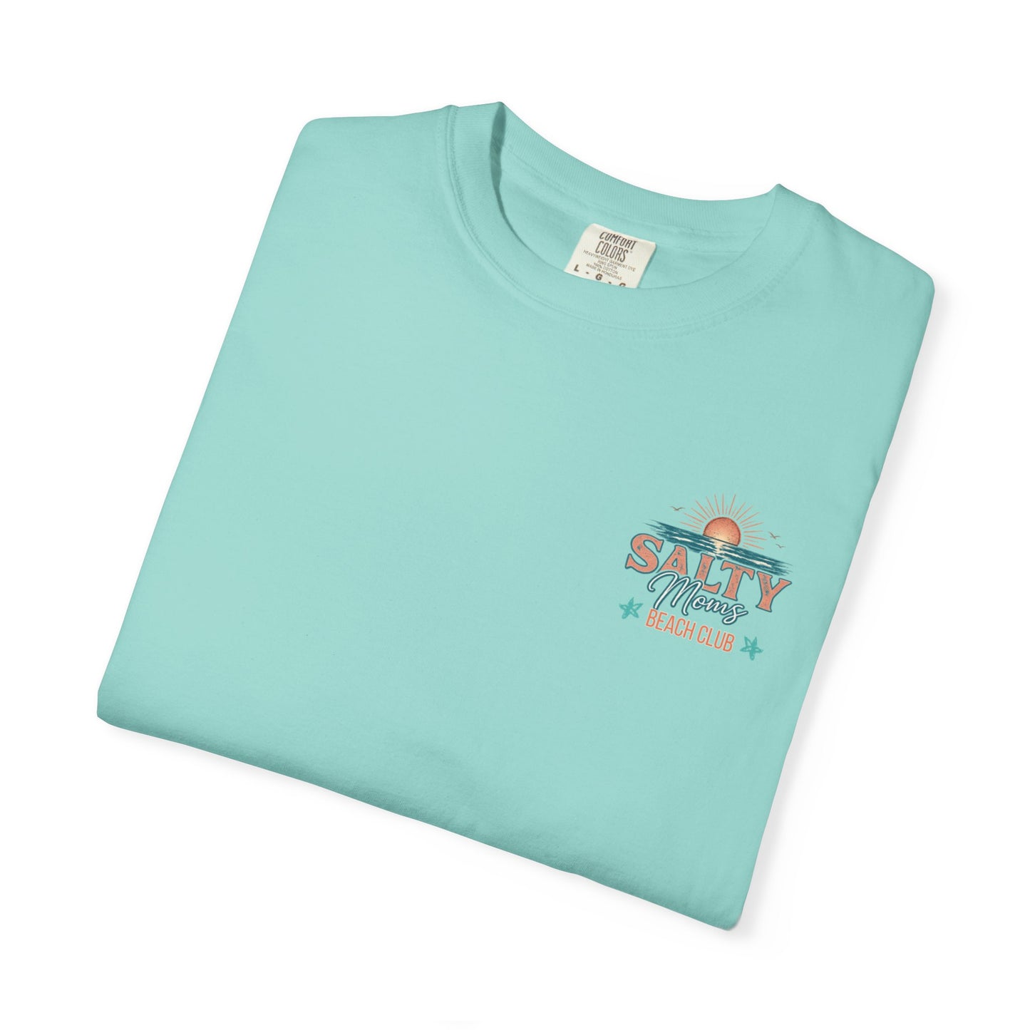 COMFORT COLORS - Salty Vibes Beach Club T-Shirt — 'Salty Memory' Coastal Graphic Tee