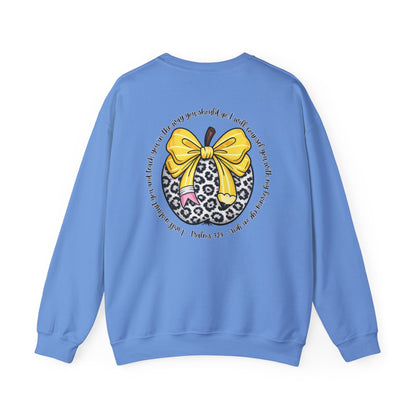 GILDAN - WORLD'S BEST TEACHER  - WITH FRONT AND BACK PRINTING