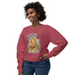 COMFORT COLORS - Roaring Lion Crewneck Sweatshirt — "The Lion Roars" Graphic