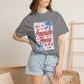 COMFORT COLORS - American Honey Graphic T-Shirt — Retro Patriotic Stars & Bows