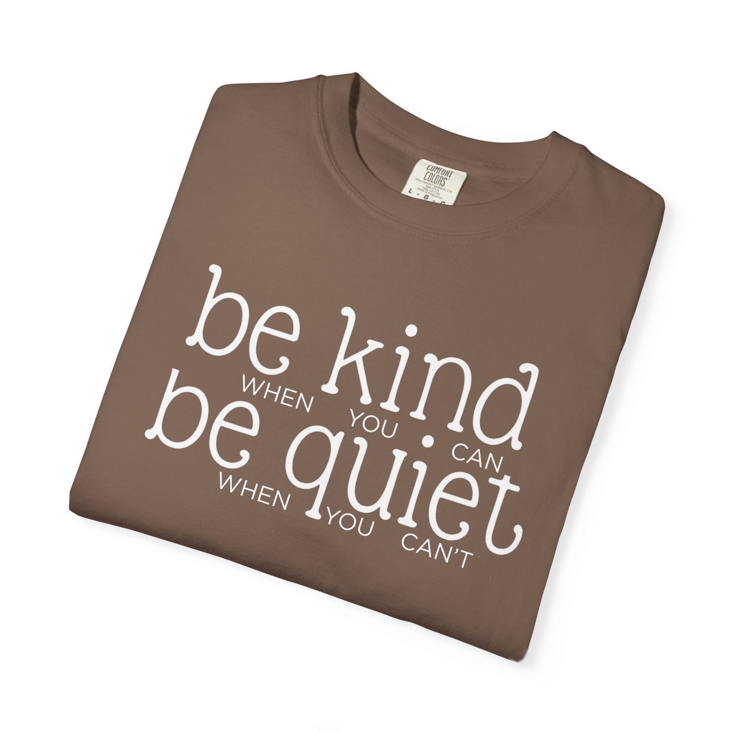 COMFORT COLORS - Garment-Dyed T-Shirt — Soft Vintage White Crew Tee