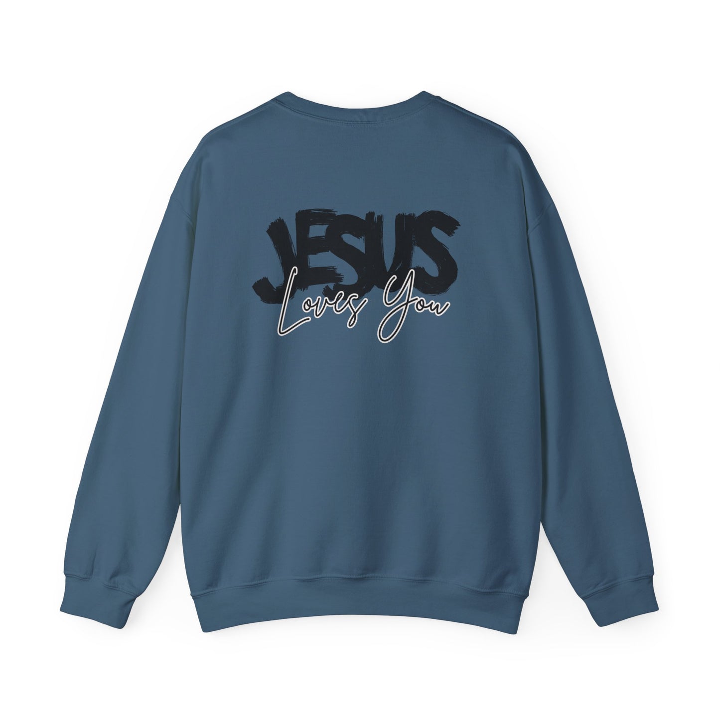 JESUS LOVES YOU NEUTRAL ADULT SWEATSHIRT