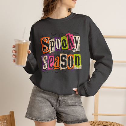 GILDAN - Spooky Season Sweatshirt – Halloween Graphic Crewneck