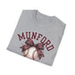 Munford Cougars Softball T-Shirt — Baseball with Bow Team Tee