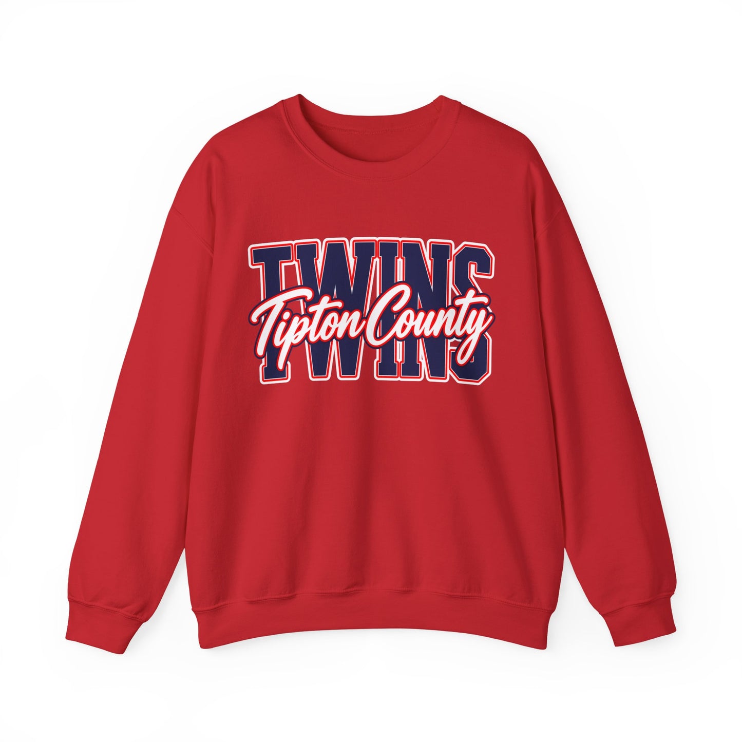 GILDAN - Crewneck Sweatshirt - Tipton County Twins Retro Logo