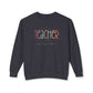 Custom Colors - Teacher Made All Day Every Day Crewneck Sweatshirt