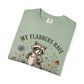 COMFORT COLOR - Raccoon Floral Tee — "My Flabbers Have Been Gasted" Graphic T-Shirt