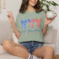 God Bless America Patriotic T-Shirt — Red, White & Blue Bow Design