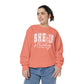 COMFORT COLORS - Classic White Sweatshirt — Garment-Dyed Cozy Crewneck