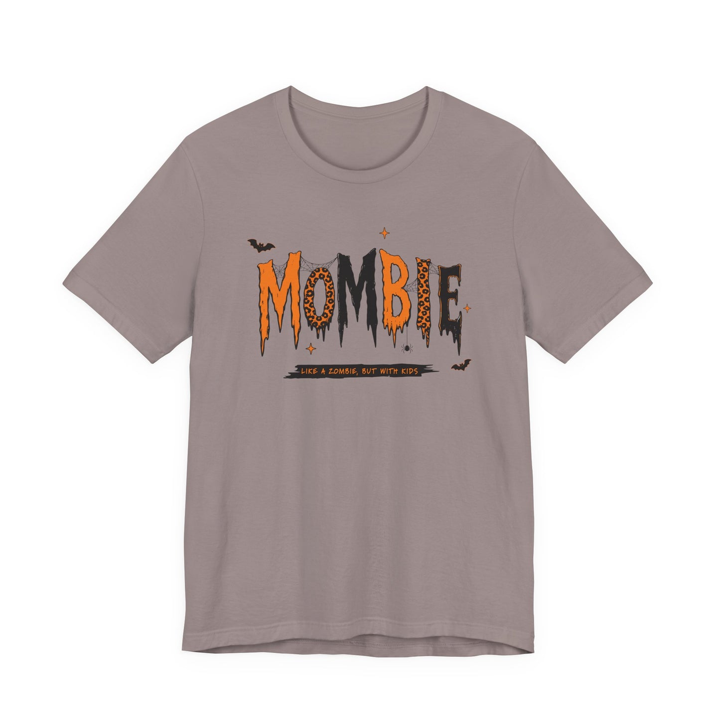 BELLA CANVAS - Zombie Tee — "Mombie (Like A Zombie, But Mom)" Halloween Graphic Shirt