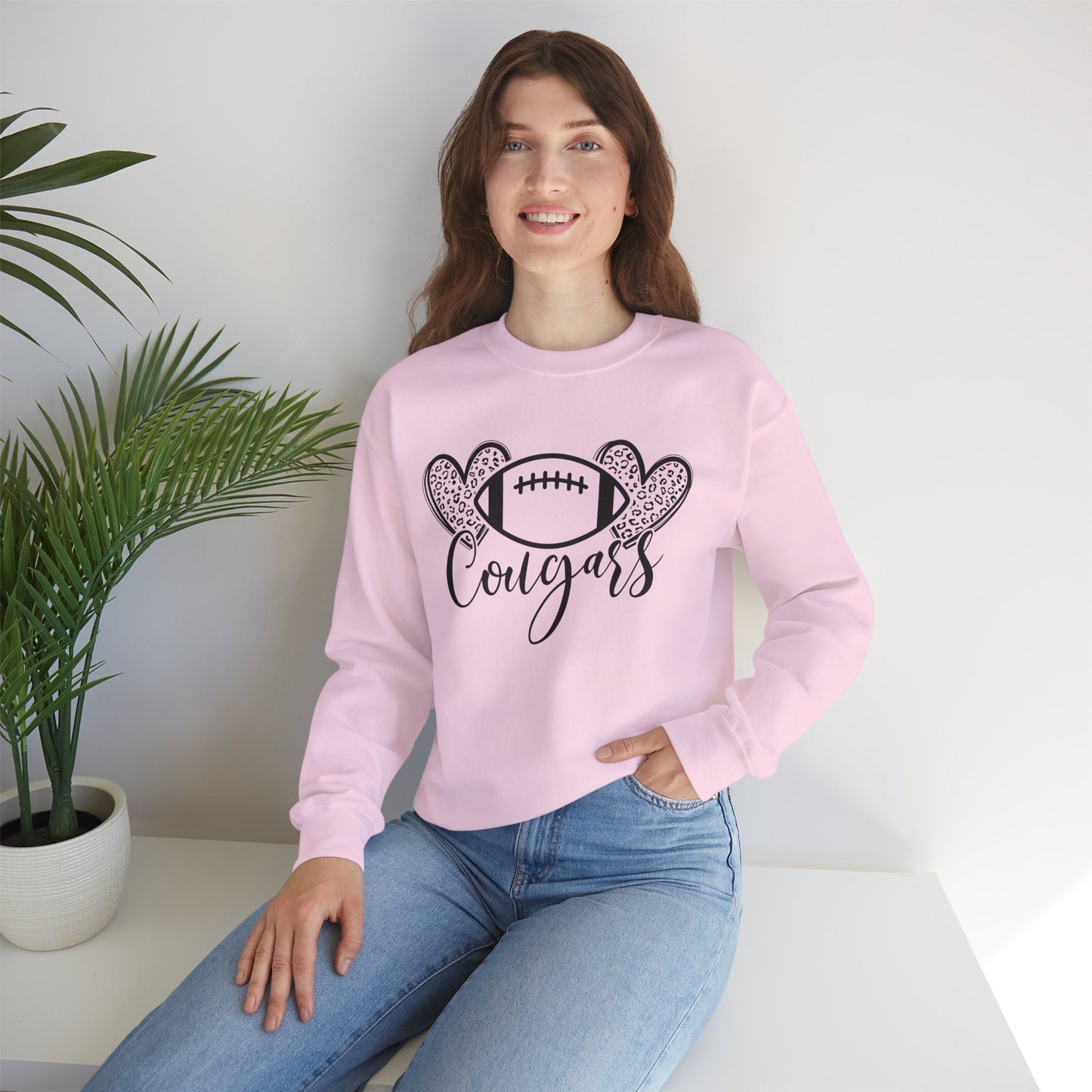GILDAN - Cougars Football Crewneck Sweatshirt