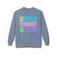Crewneck Sweatshirt "His Mercy Rewrote My Story" — Inspirational Christian Graphic Pullover