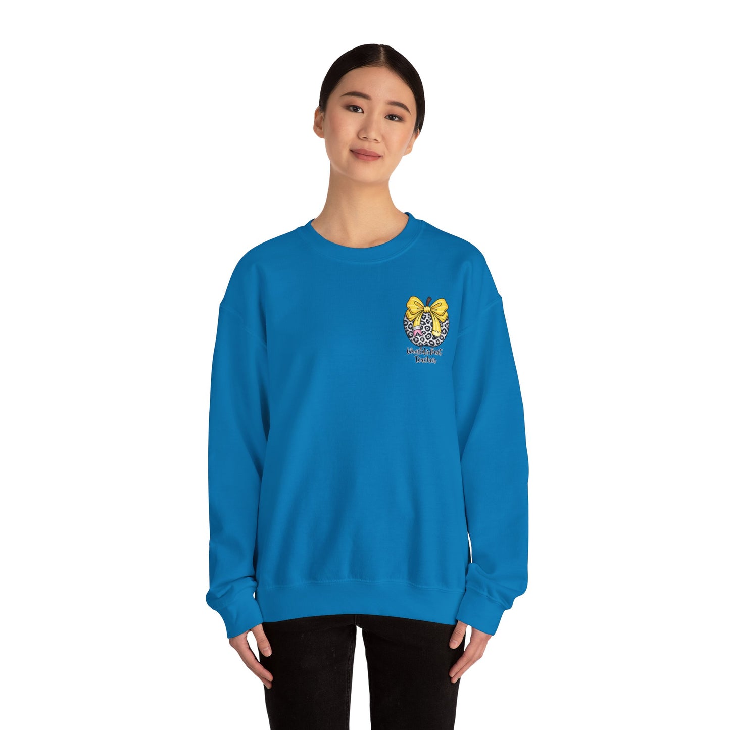 WORLD'S BEST TEACHER  - WITH FRONT AND BACK PRINTING