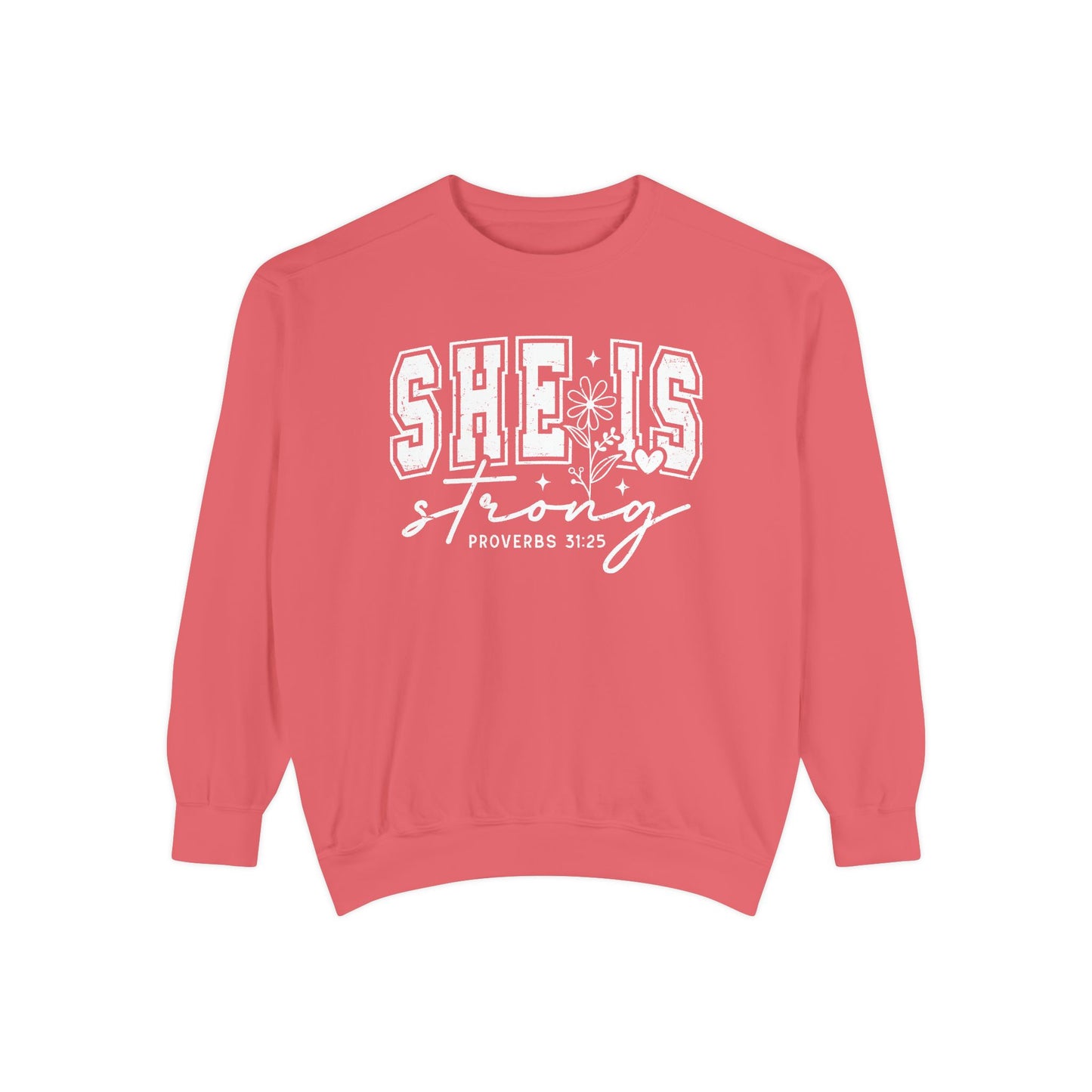 COMFORT COLORS - Classic White Sweatshirt — Garment-Dyed Cozy Crewneck