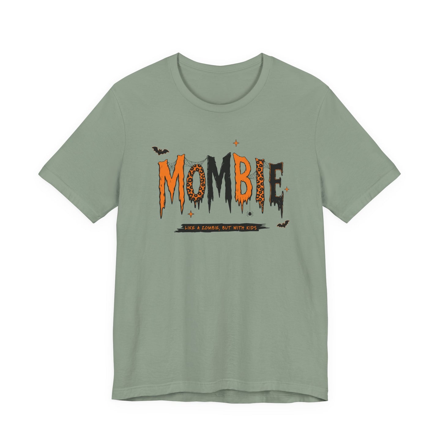 BELLA CANVAS - Zombie Tee — "Mombie (Like A Zombie, But Mom)" Halloween Graphic Shirt
