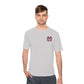 Moisture-Wicking Performance Tee with Maroon MC Chest Logo