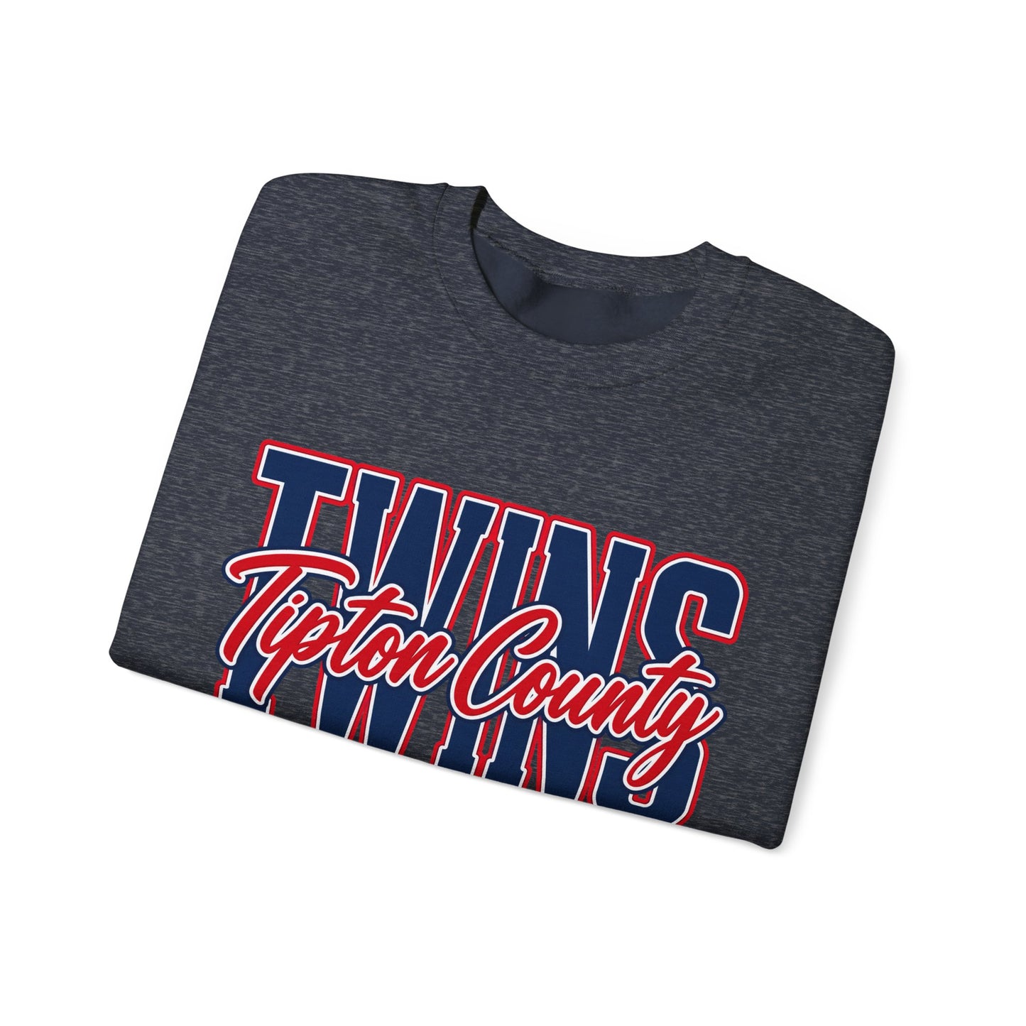 GILDAN - Crewneck Sweatshirt - Tipton County Twins Retro Logo