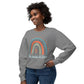 COMFORT COLORS -  Crewneck Sweatshirt - 'Stay Humble & Kind' Pastel Rainbow