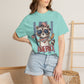 COMFORT COLORS - Patriotic Raccoon America T-Shirt