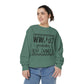 COMFORT COLORS - WWJD? Probably Flip Tables Sweatshirt — Funny Meme Graphic Crewneck