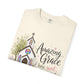 COMFORT COLORS - Amazing Grace Church T-Shirt — Floral Christian Faith Tee