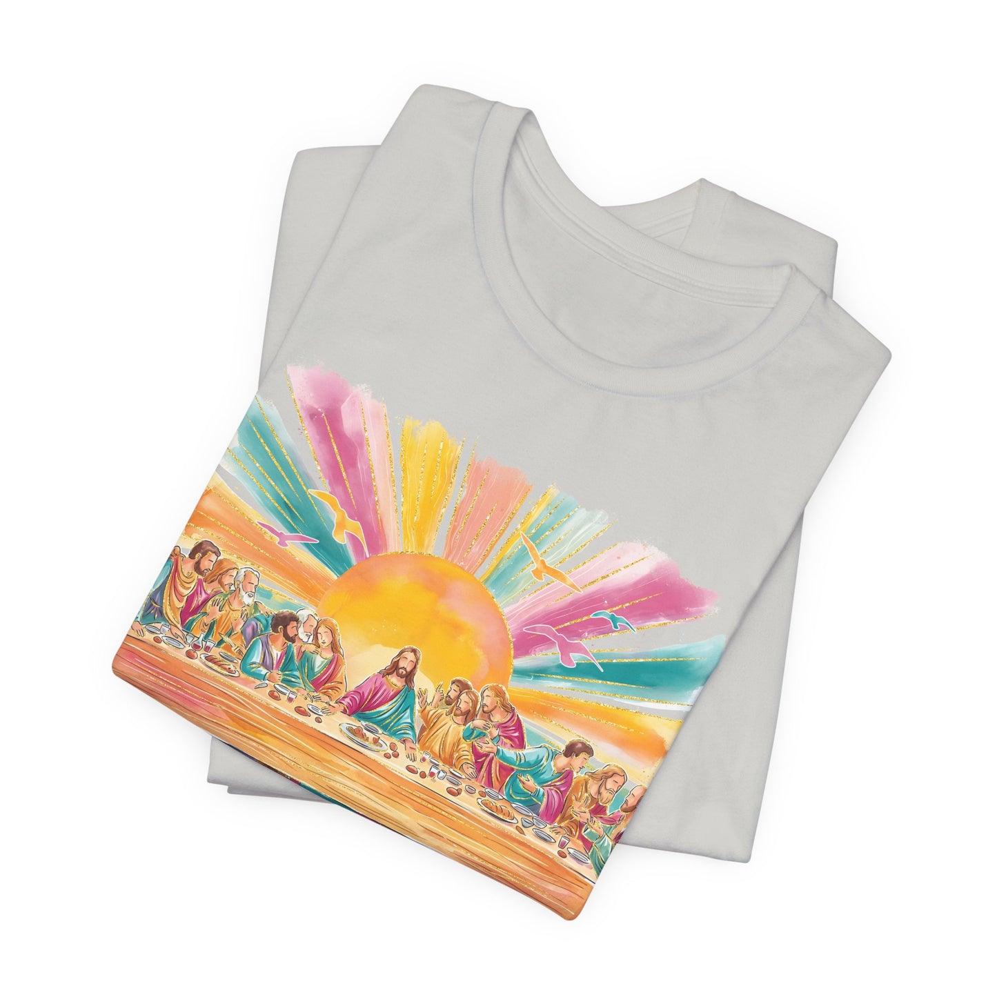 BELLA CANVAS -  The Last Supper Tee — "You can sit with us" Christian Graphic T-Shirt