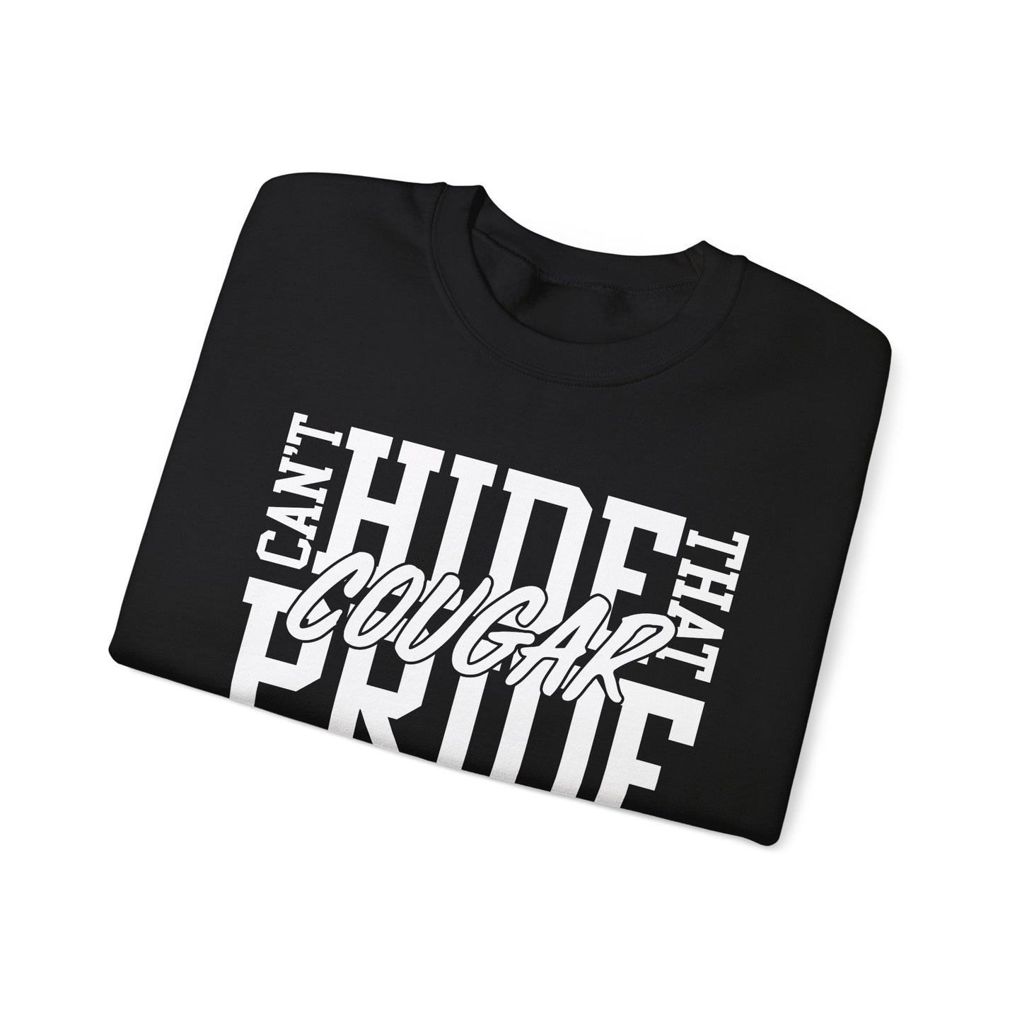 GILDAN - Cougar Pride Crewneck Sweatshirt — Can't Hide That Cougar Pride Graphic Pullover